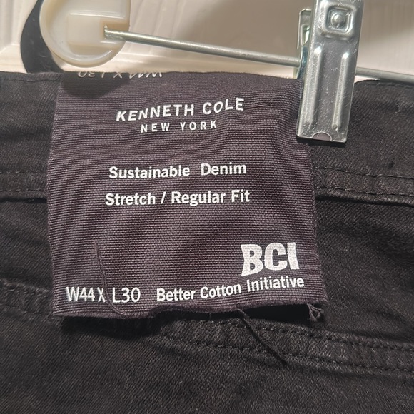 Men Kenneth Cole Black Jeans 44x30 - Picture 4 of 4